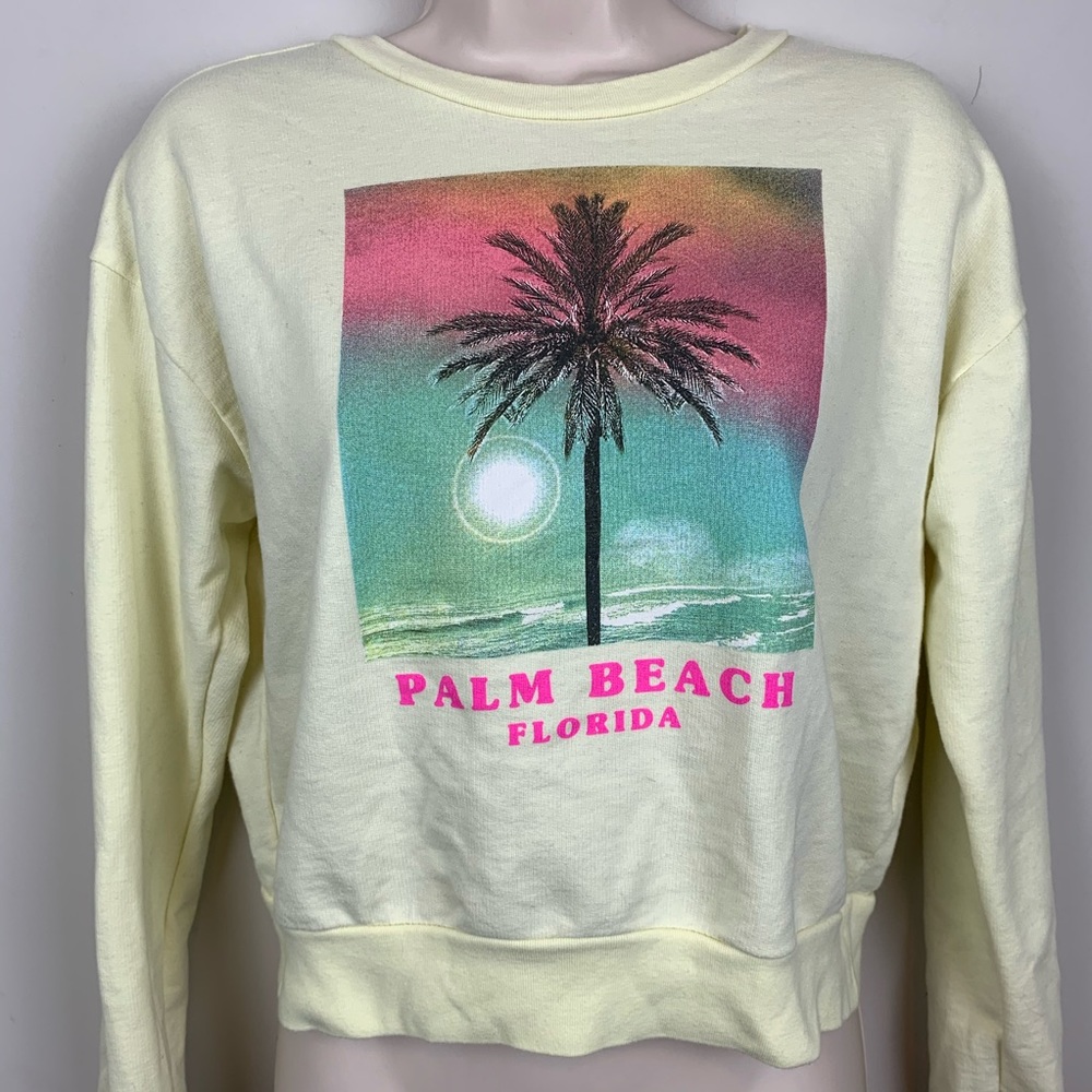 Palm Beach Florida Cropped Hoodie Forever 21